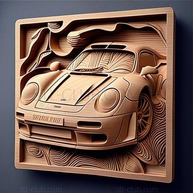 3D мадэль Porsche 956 (STL)